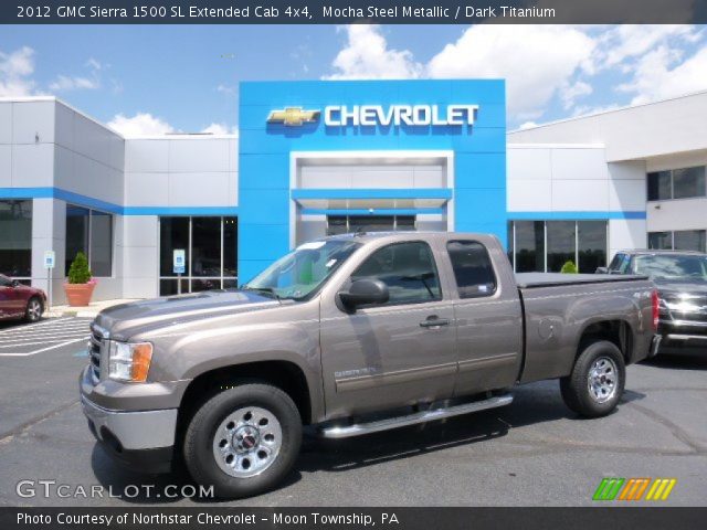 2012 GMC Sierra 1500 SL Extended Cab 4x4 in Mocha Steel Metallic