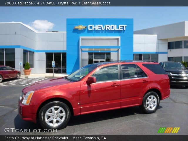 2008 Cadillac SRX 4 V6 AWD in Crystal Red