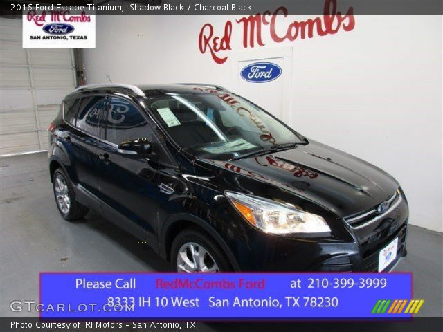 2016 Ford Escape Titanium in Shadow Black