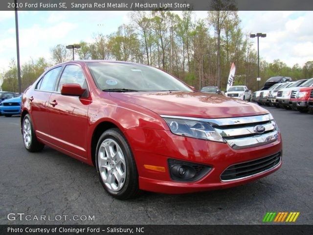 2010 Ford Fusion SE in Sangria Red Metallic
