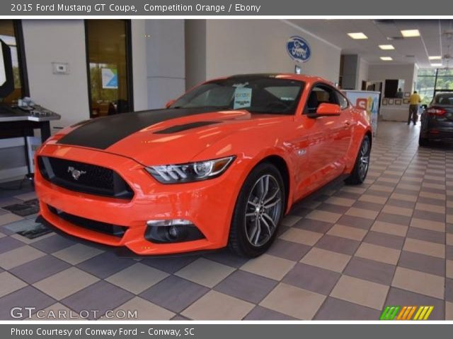 2015 Ford Mustang GT Coupe in Competition Orange