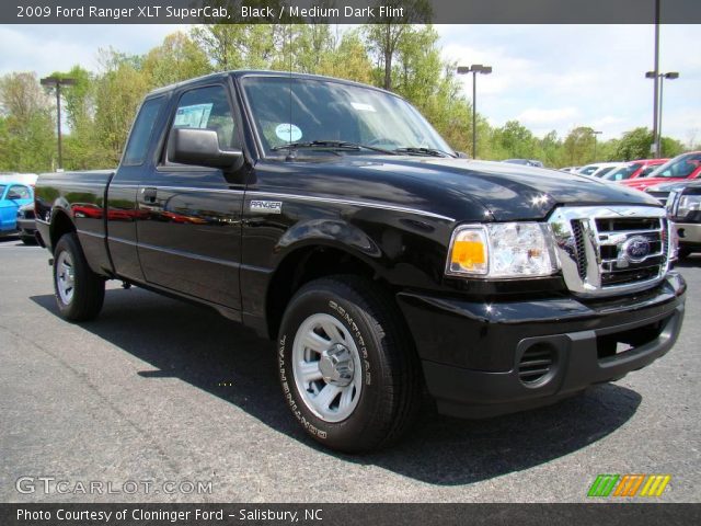 2009 Ford Ranger XLT SuperCab in Black