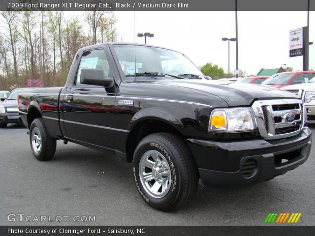 2009 Ford Ranger XLT Regular Cab in Black