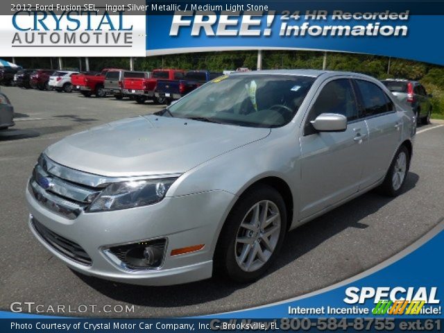 2012 Ford Fusion SEL in Ingot Silver Metallic