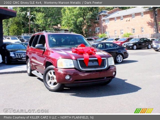 2002 GMC Envoy SLE 4x4 in Monterey Maroon Metallic