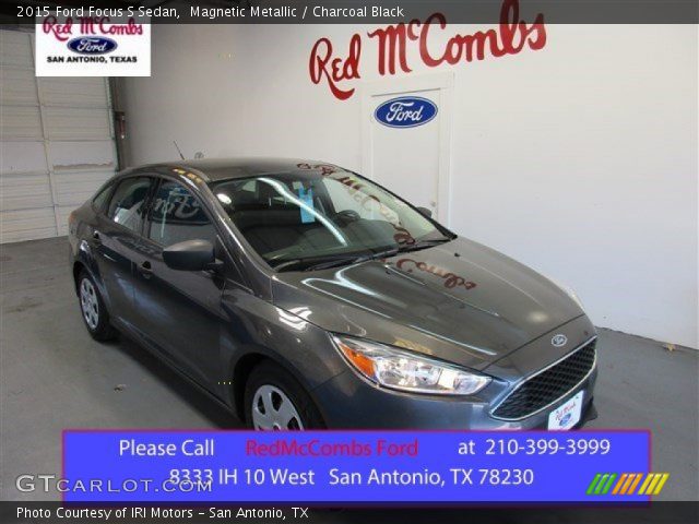 2015 Ford Focus S Sedan in Magnetic Metallic