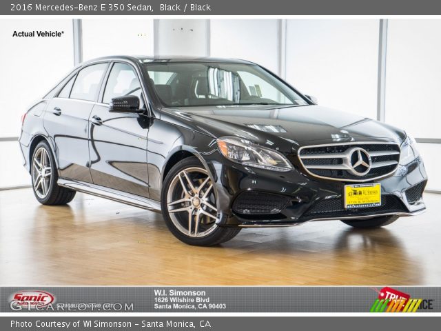 2016 Mercedes-Benz E 350 Sedan in Black