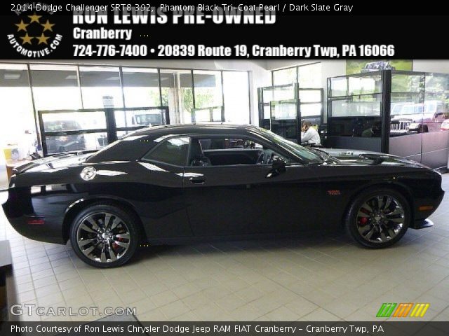 2014 Dodge Challenger SRT8 392 in Phantom Black Tri-Coat Pearl