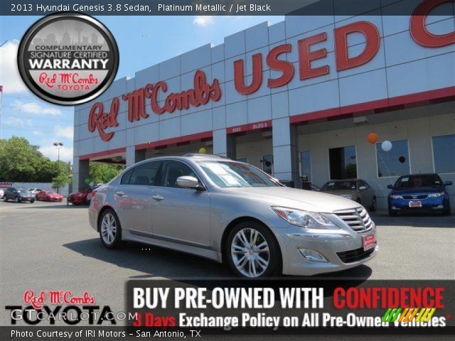 2013 Hyundai Genesis 3.8 Sedan in Platinum Metallic