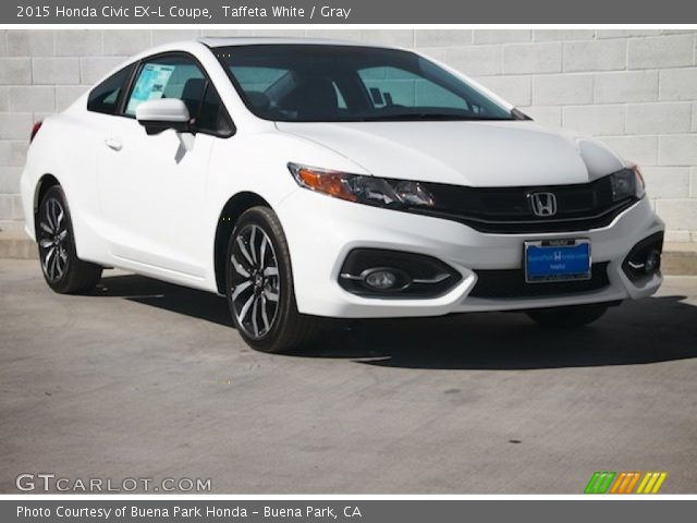 2015 Honda Civic EX-L Coupe in Taffeta White