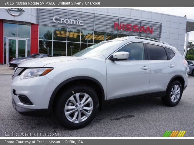 2015 Nissan Rogue SV AWD in Brilliant Silver