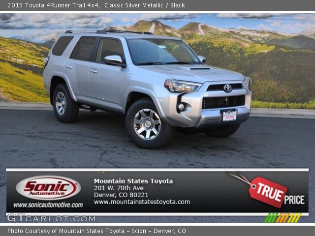 2015 Toyota 4Runner Trail 4x4 in Classic Silver Metallic