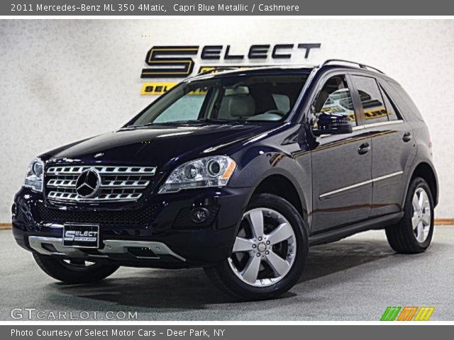 2011 Mercedes-Benz ML 350 4Matic in Capri Blue Metallic