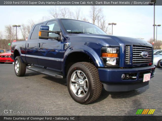 2009 Ford F350 Super Duty Harley-Davidson Crew Cab 4x4 in Dark Blue Pearl Metallic