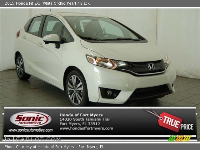 2015 Honda Fit EX in White Orchid Pearl