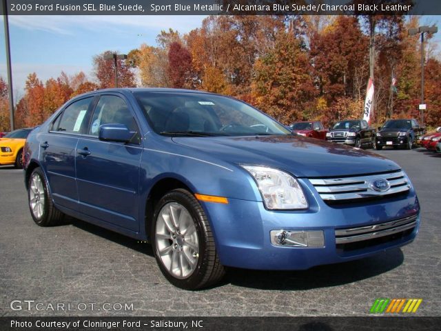 2009 Ford Fusion SEL Blue Suede in Sport Blue Metallic