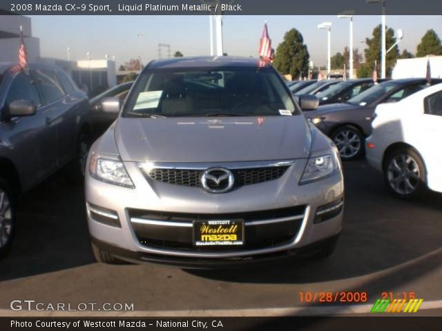 2008 Mazda CX-9 Sport in Liquid Platinum Metallic