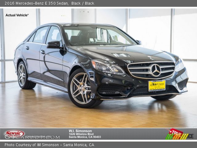 2016 Mercedes-Benz E 350 Sedan in Black