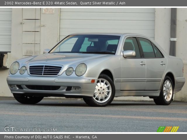 2002 Mercedes-Benz E 320 4Matic Sedan in Quartz Silver Metallic