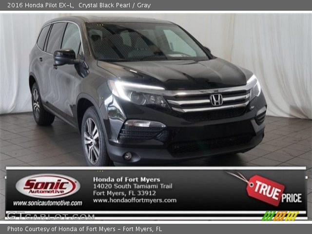 2016 Honda Pilot EX-L in Crystal Black Pearl