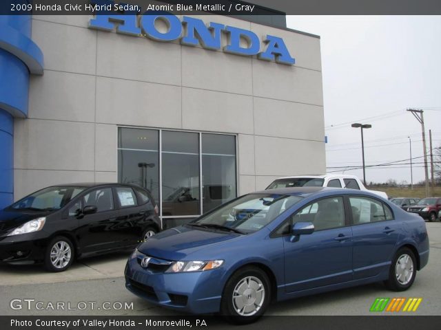 2009 Honda Civic Hybrid Sedan in Atomic Blue Metallic