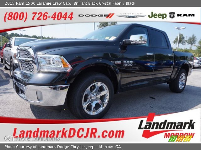 2015 Ram 1500 Laramie Crew Cab in Brilliant Black Crystal Pearl