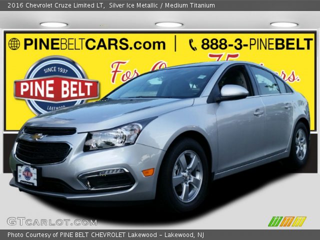 2016 Chevrolet Cruze Limited LT in Silver Ice Metallic