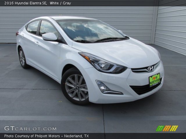 2016 Hyundai Elantra SE in White