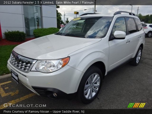2012 Subaru Forester 2.5 X Limited in Satin White Pearl