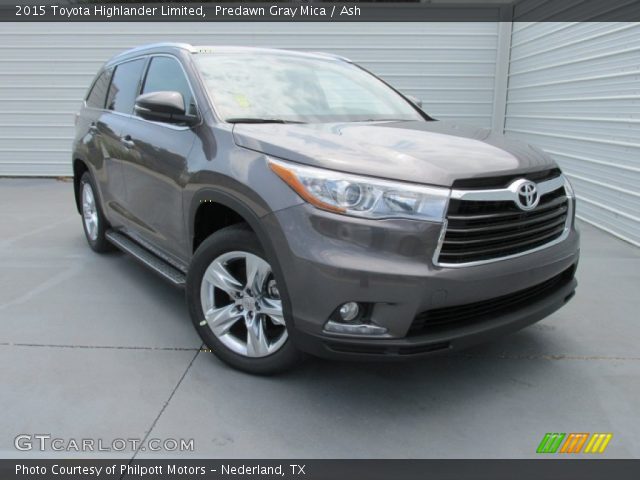 2015 Toyota Highlander Limited in Predawn Gray Mica