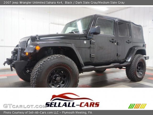2007 Jeep Wrangler Unlimited Sahara 4x4 in Black