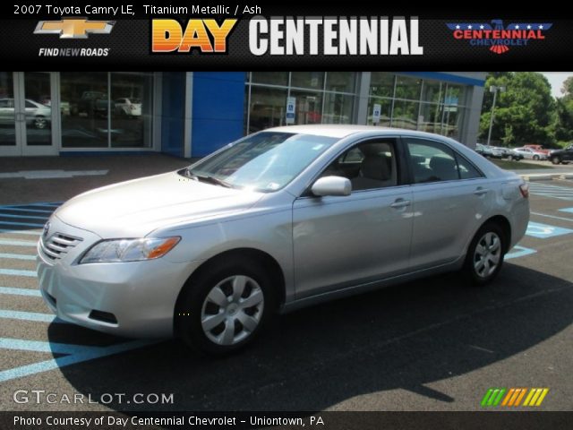 2007 Toyota Camry LE in Titanium Metallic