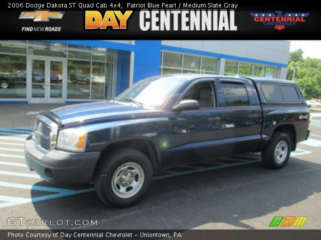 2006 Dodge Dakota ST Quad Cab 4x4 in Patriot Blue Pearl