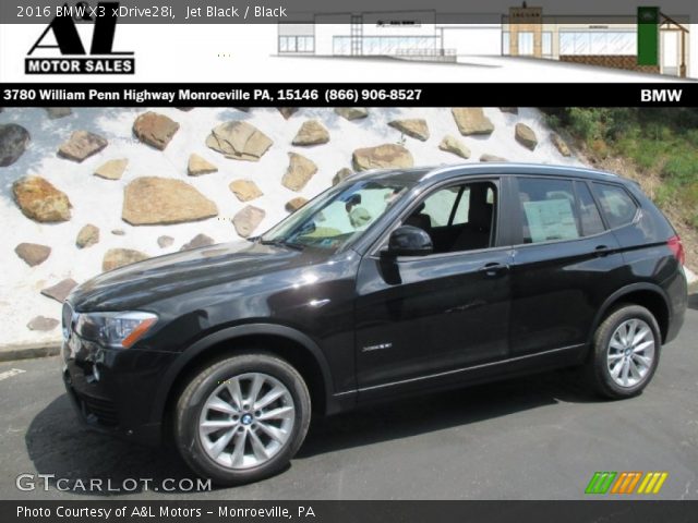 2016 BMW X3 xDrive28i in Jet Black