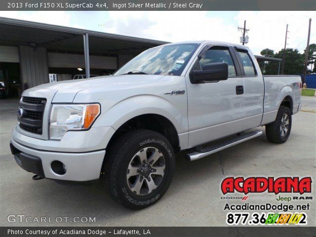 2013 Ford F150 XL SuperCab 4x4 in Ingot Silver Metallic