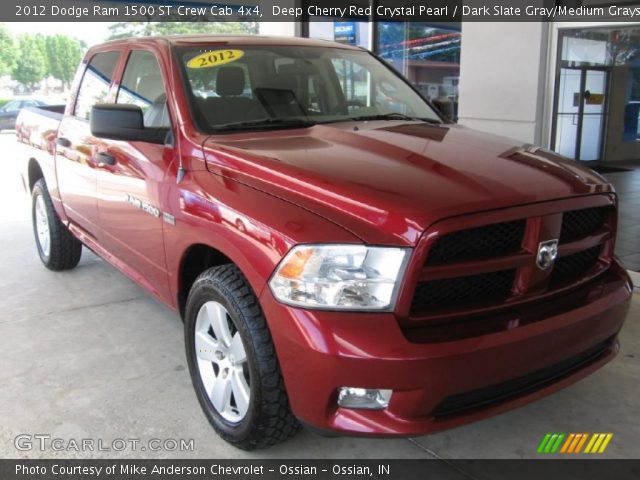 2012 Dodge Ram 1500 ST Crew Cab 4x4 in Deep Cherry Red Crystal Pearl