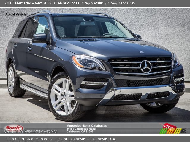 2015 Mercedes-Benz ML 350 4Matic in Steel Grey Metallic