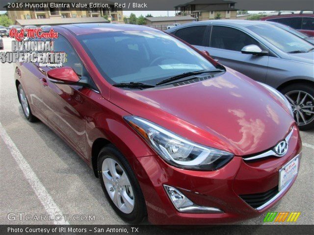 2016 Hyundai Elantra Value Edition in Red
