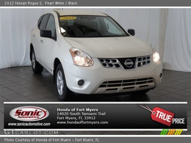 2012 Nissan Rogue S in Pearl White