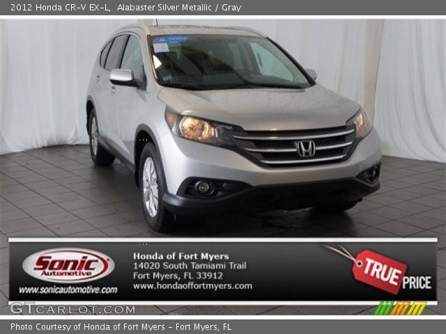 2012 Honda CR-V EX-L in Alabaster Silver Metallic