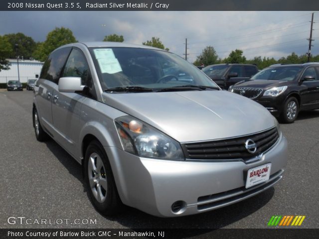 2008 Nissan Quest 3.5 S in Radiant Silver Metallic