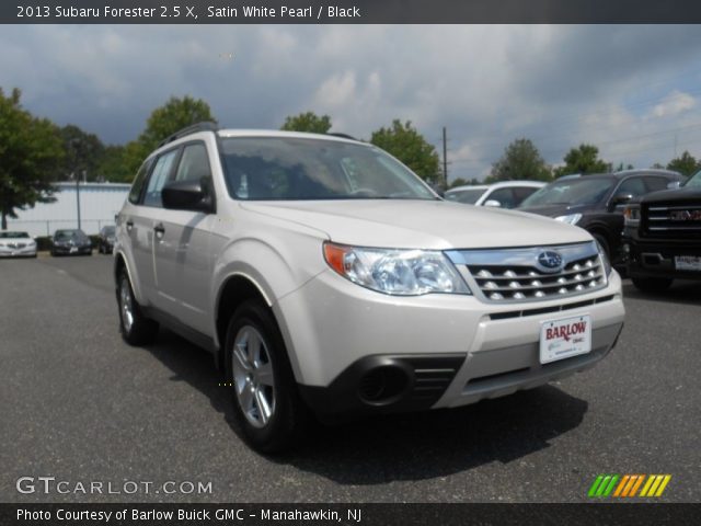 2013 Subaru Forester 2.5 X in Satin White Pearl