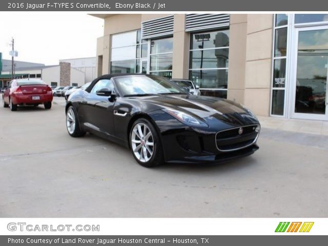 2016 Jaguar F-TYPE S Convertible in Ebony Black