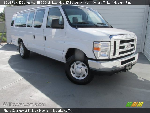 2014 Ford E-Series Van E350 XLT Extended 15 Passenger Van in Oxford White