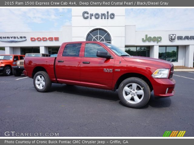 2015 Ram 1500 Express Crew Cab 4x4 in Deep Cherry Red Crystal Pearl