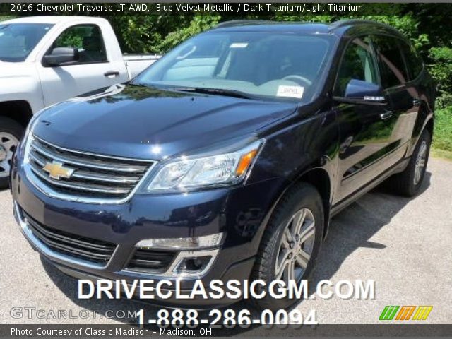 2016 Chevrolet Traverse LT AWD in Blue Velvet Metallic