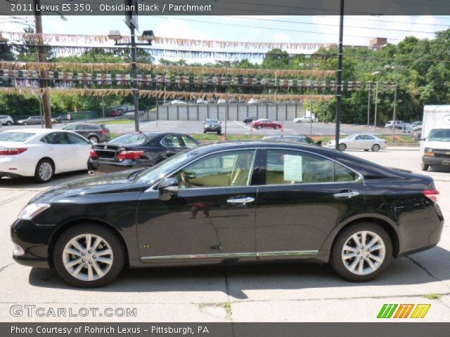 2011 Lexus ES 350 in Obsidian Black