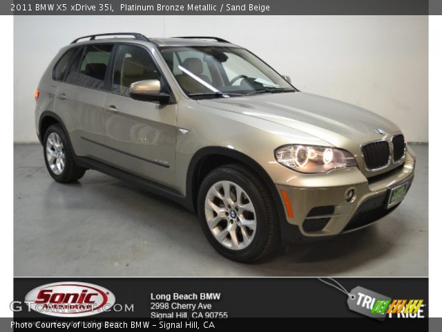 2011 BMW X5 xDrive 35i in Platinum Bronze Metallic