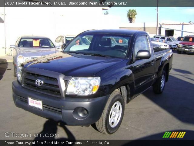2007 Toyota Tacoma Regular Cab in Black Sand Pearl