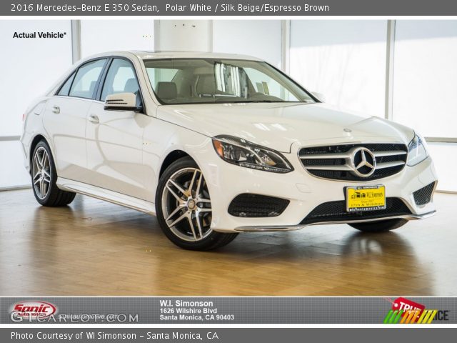 2016 Mercedes-Benz E 350 Sedan in Polar White